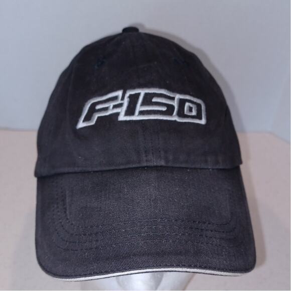 FORD F-150 Pick-up Truck Logo Black Hat Cap Adjustable - Picture 1 of 5